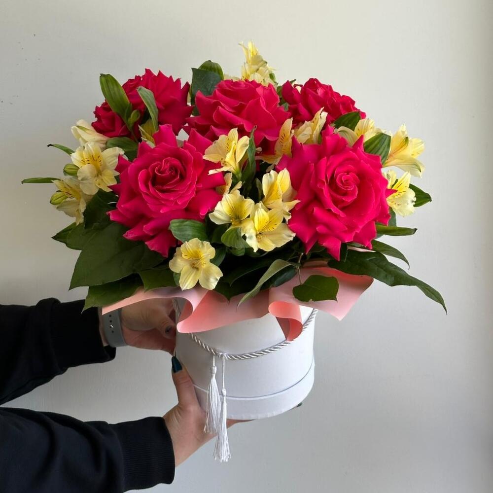 Цветы в коробке